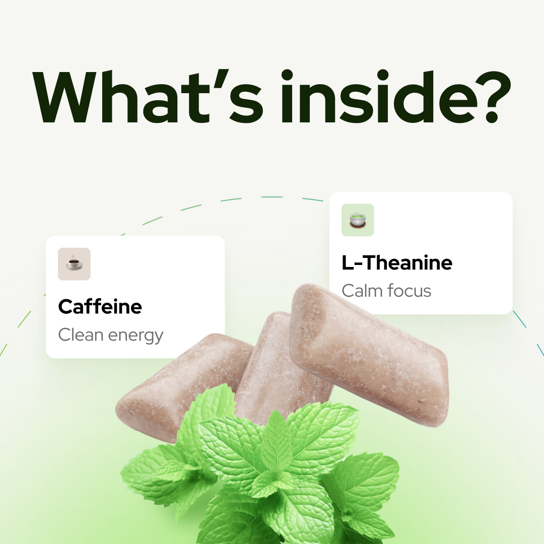 Chewphoria® Energy & Focus Chewing Gum